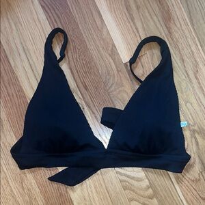 Aerie Black Womens Swim Top